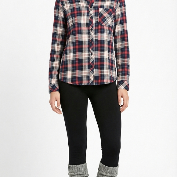 Rails Red and Blue Plaid Button-Down Shirt - Picture 5 of 5